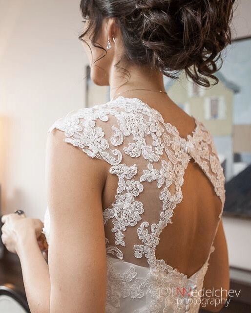 Дизайнерска сватбена булчинска рокля Madeline Gardner New York