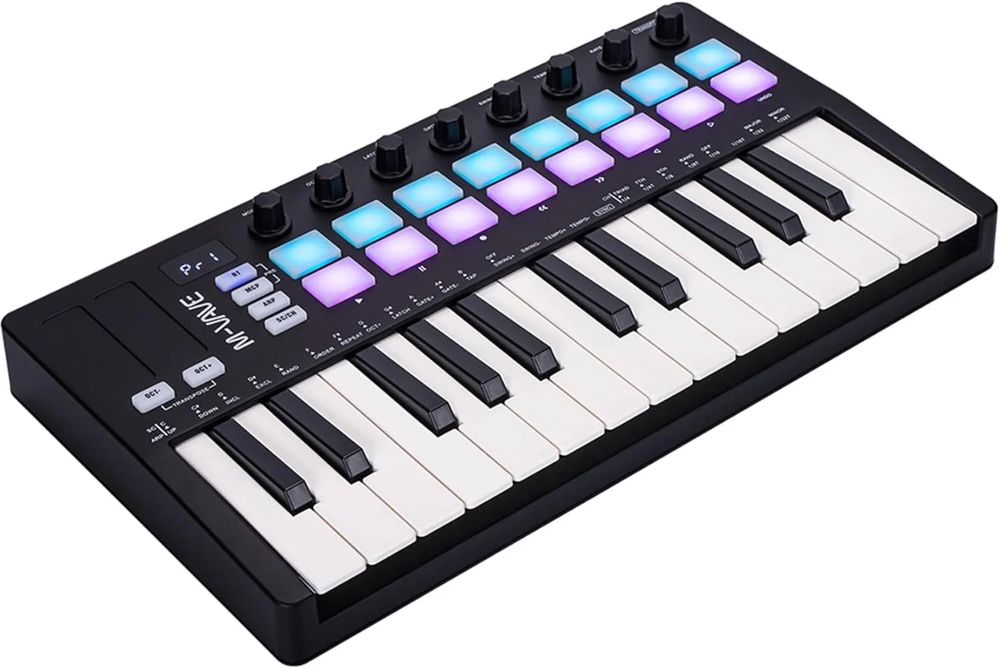 M-VAVE SMK-25 II MIDI DJ клавиатура/контролер с 16 RGB падове