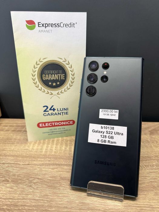[Ag 51] Telefon Samsung S22 Ultra 8/128Gb 2300Lei - b.10138-32