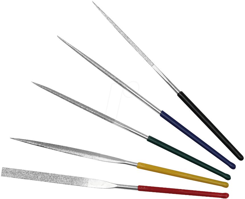 диамантени микро пили 5 бр., нови, немски, внос от Германия