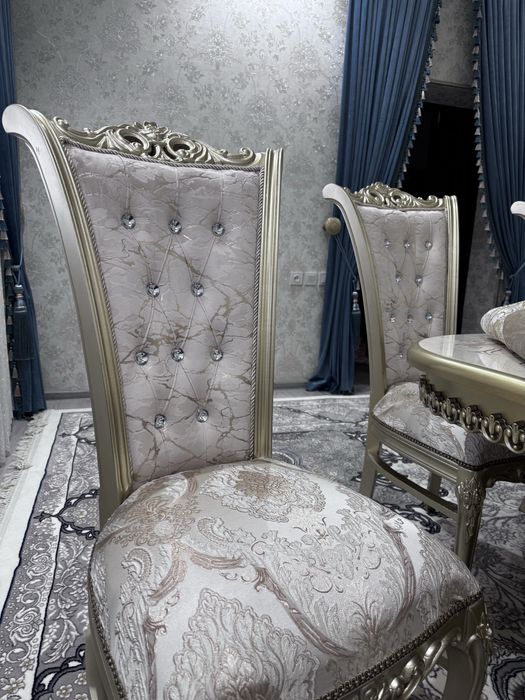 Королевский стол стул 12 талик янги хали ишлатилмаган наманганда