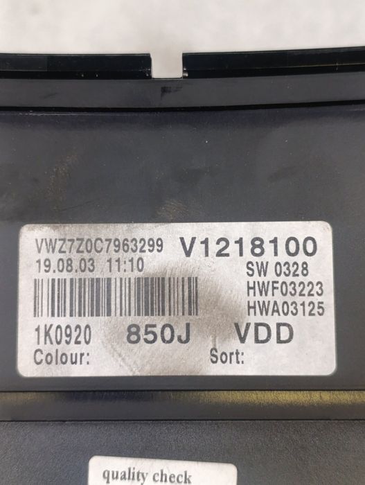Километраж уреди табло за VW Golf 5 / Голф 5 дизел