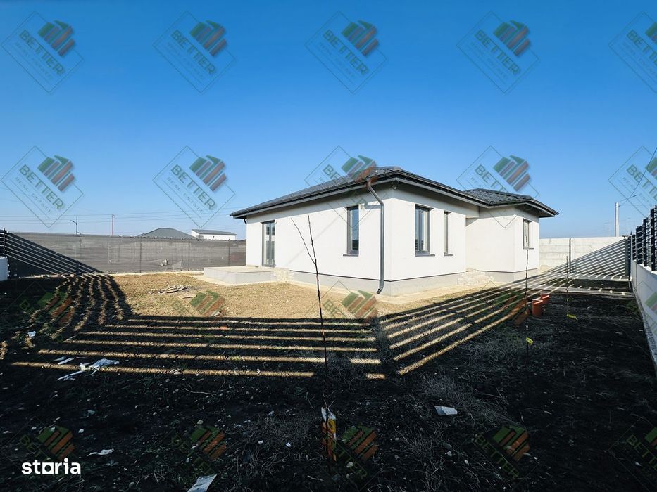 Casa Parter Individuala + Pod Comuna Berceni - 3 camere - 2 Bai