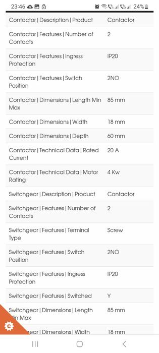 Contactor Eaton CR 2020230V ac
