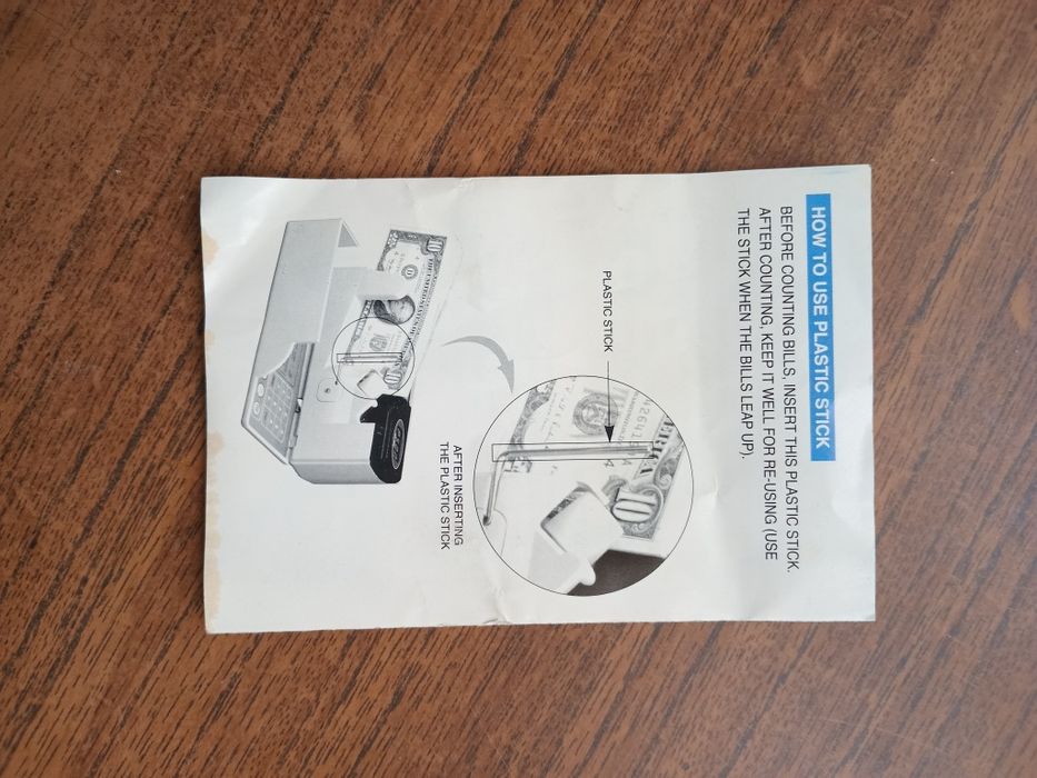 Счётчик купюр. Новый,Корейский.