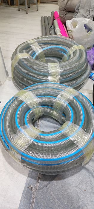 Трубопровод гибкий, гофрированный, прозрачный D50