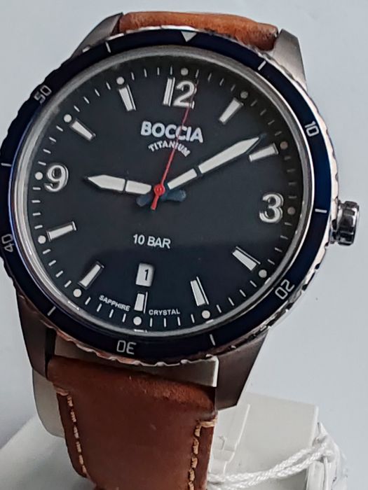 Ceas Boccia Titanium Quartz Sapphire Crystal 42 mm Nou-Nepurtat!