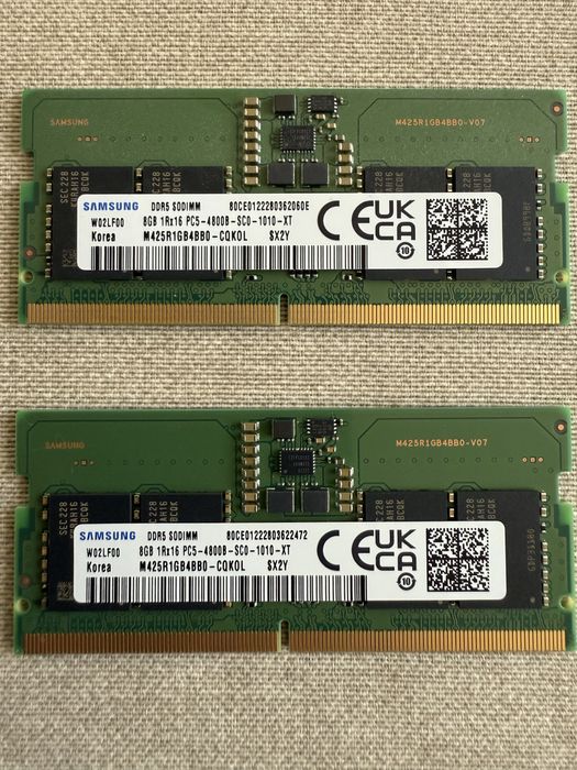 Memorie laptop 16 GB DDR5 4800