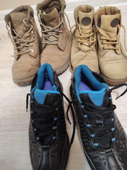 Намалям- Боти(GEOX-N:35),боти Timberland-N:38,маратонки Reebok-N:38