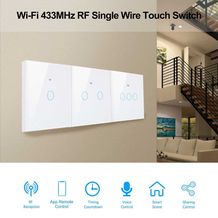 Intrerupator  smart touch wifi FARA NULL