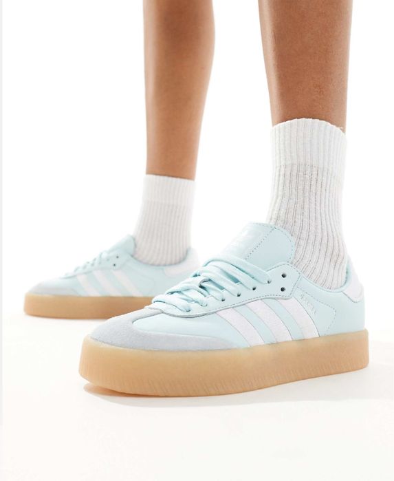 Adidas Originals SAMBA noi, turcoaz deschis