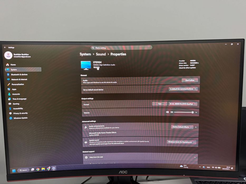 Монитор AOC Gaming C27G1