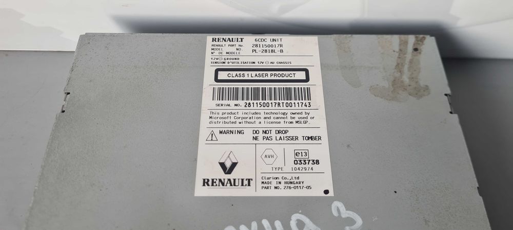 Музика CD Renault Laguna 2009г.