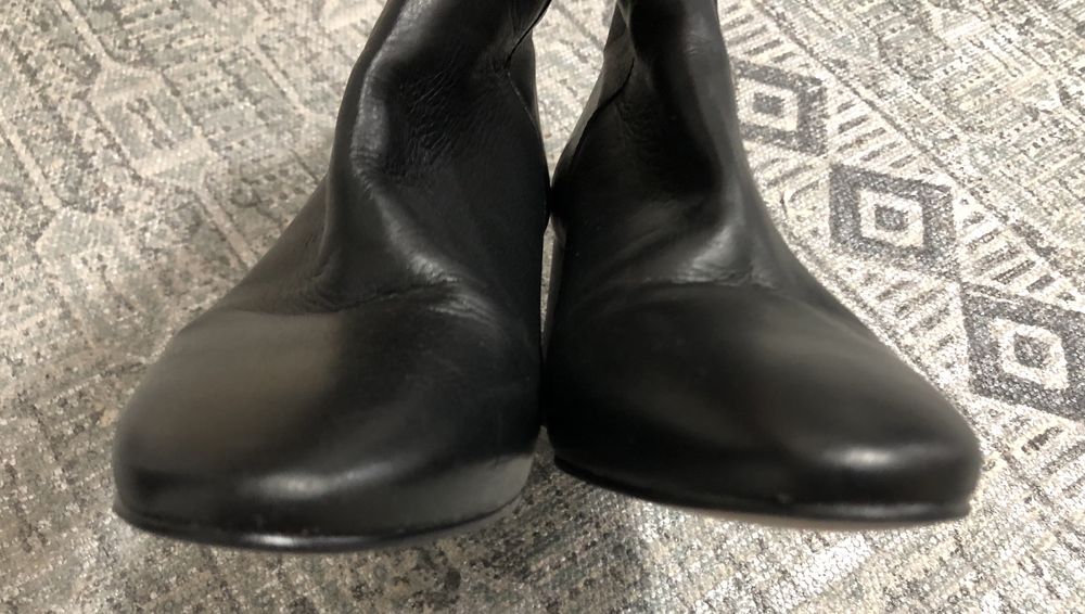 Botine Topshop, piele naturala, 36