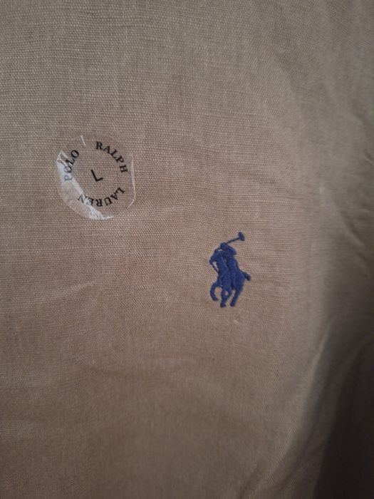 Polo Ralph Lauren Ленена риза с дълъг ръкав