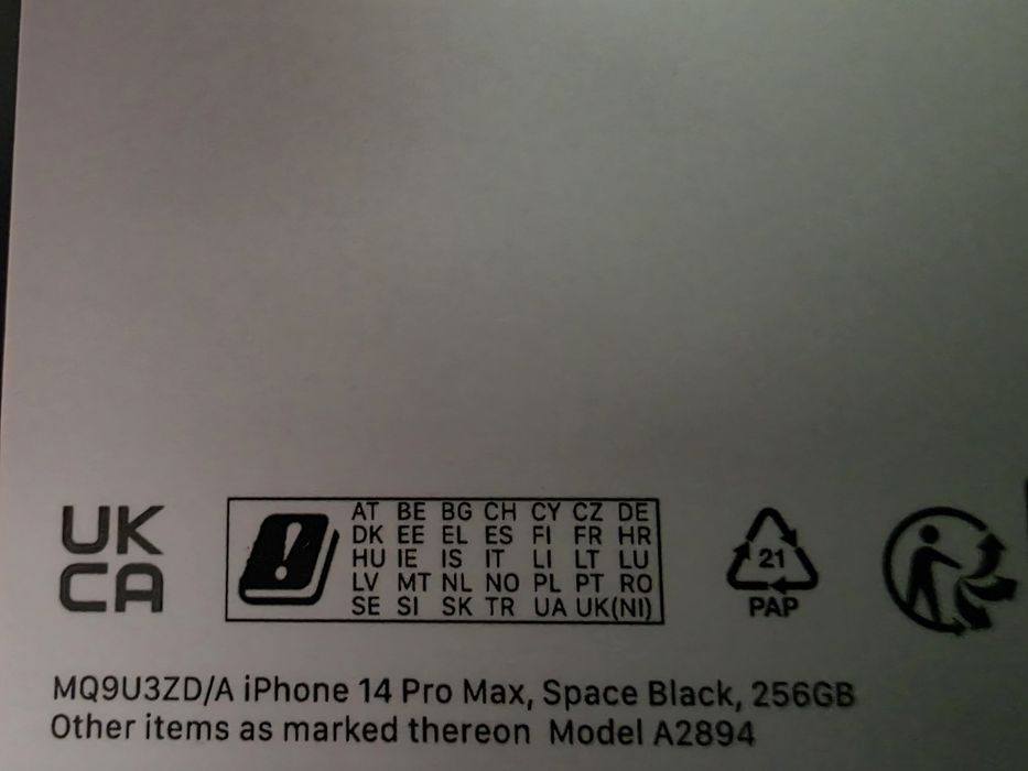 Iphone 14 pro max 256GB