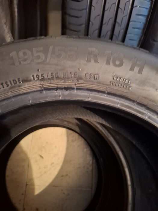 4 Летни гуми Континентал 195/55/16 ДОТ22 6мм