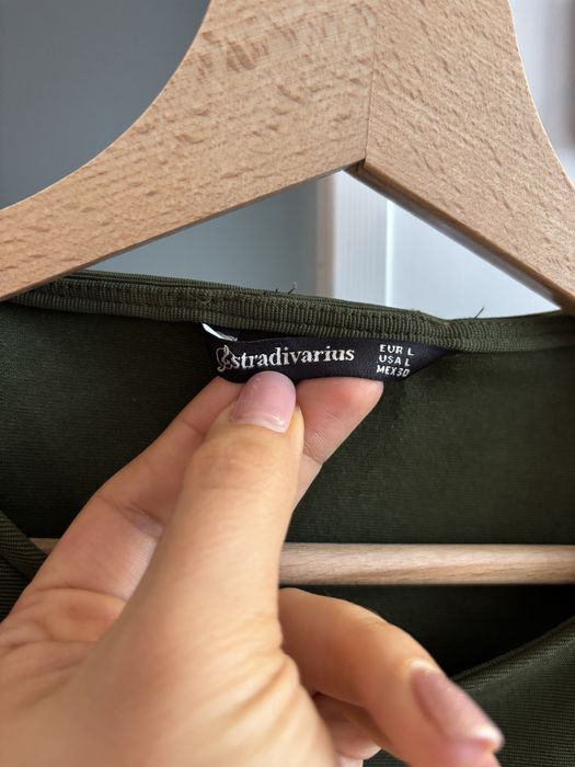 Зелен къс топ Stradivarius