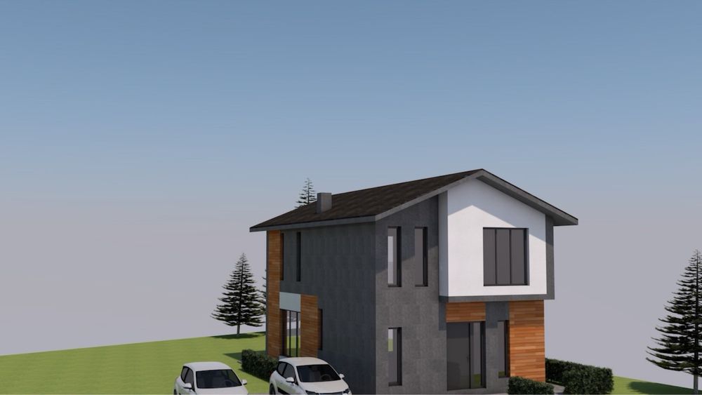 Място 600 кв.м с проект и разрешение за строеж за вилна сграда