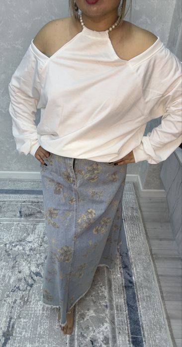 Кофта и юбка джинсовая