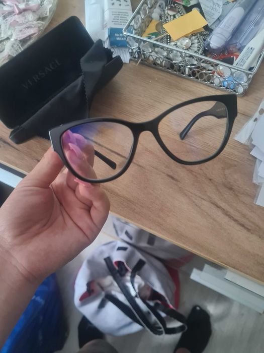 Очила със диоптер на versace със кутия чисто нови