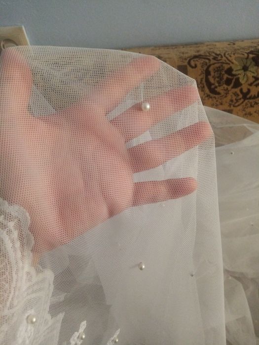 Тюль для зала готовый.