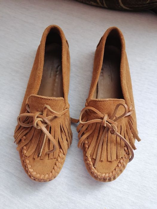 Mocasini piele naturala Zara Colection nr 38