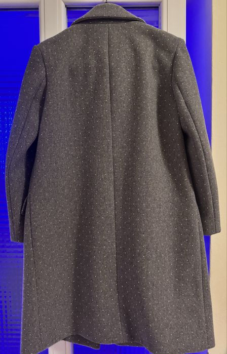 Palton River Island S cu tinte aplicate