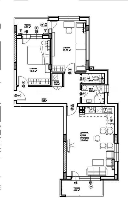 Продава се Тристаен апартамент в Пловдив, Прослав - 107 кв.м за 1020 €/кв.м - Снимка #6