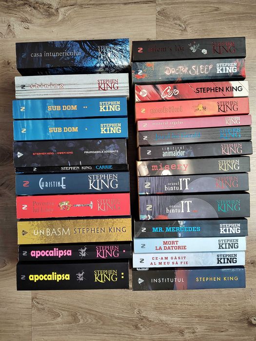 Stephen King – set  25 romane (28 vol)