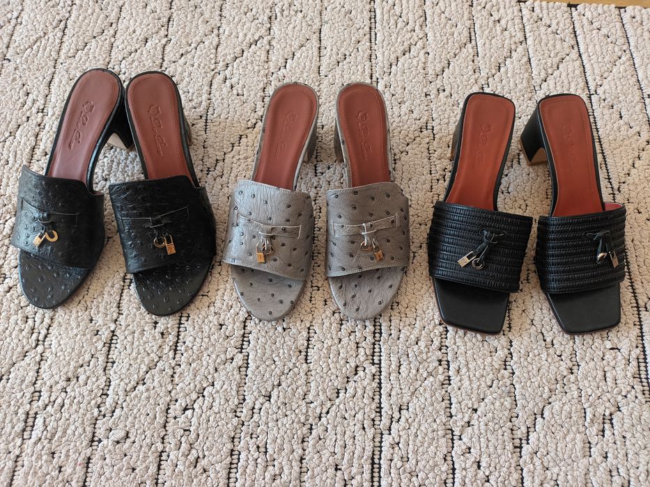 Loro Piana чехли ест.кожа