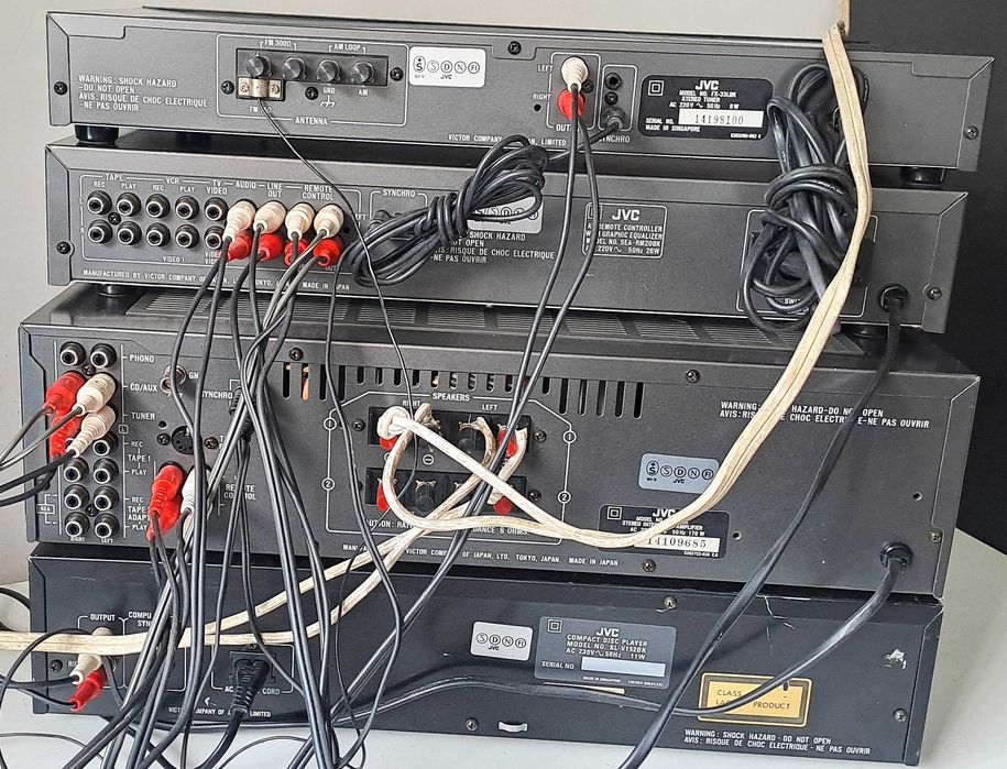 Amplificator AX-33 Egalizator SEA-RM20 CD XL-V152 Tuner FX-33L Telec JVC