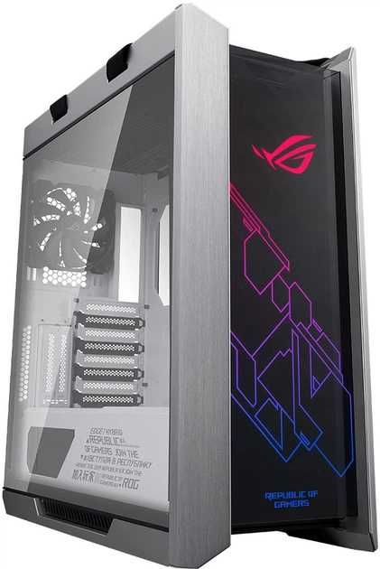 Корпус ASUS GX601 ROG STRIX HELIOS White Edition черно-серебристый