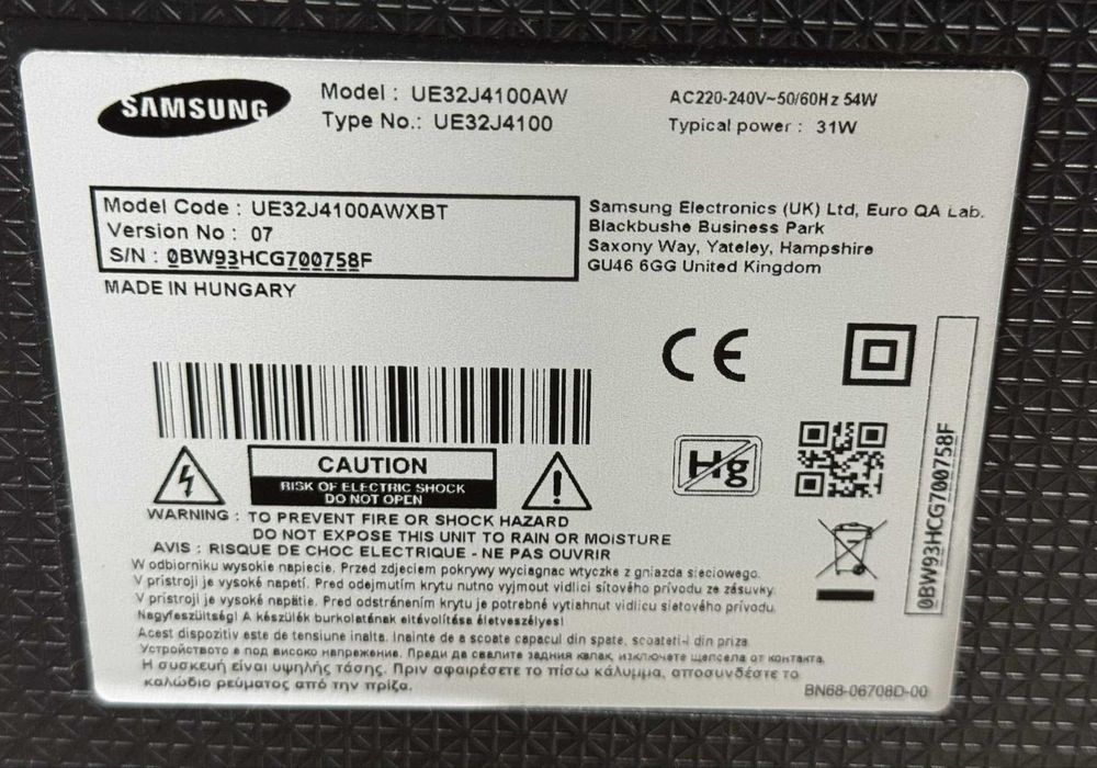 Телевизор Samsung UE32J4100AW