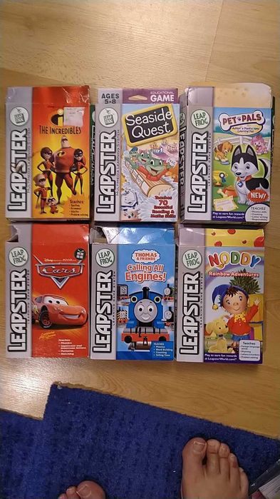 Детски учебен таблет комплект игри LeapFrog Leapster L-Max английски