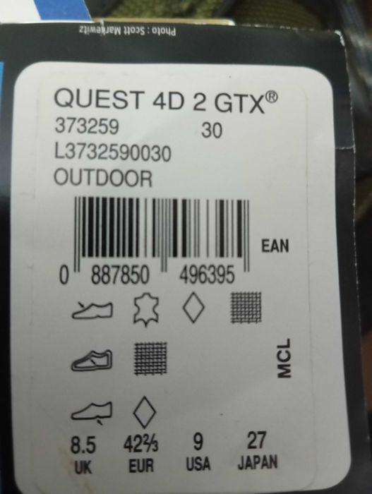 Salomon Quest 4D 2 GTX 42