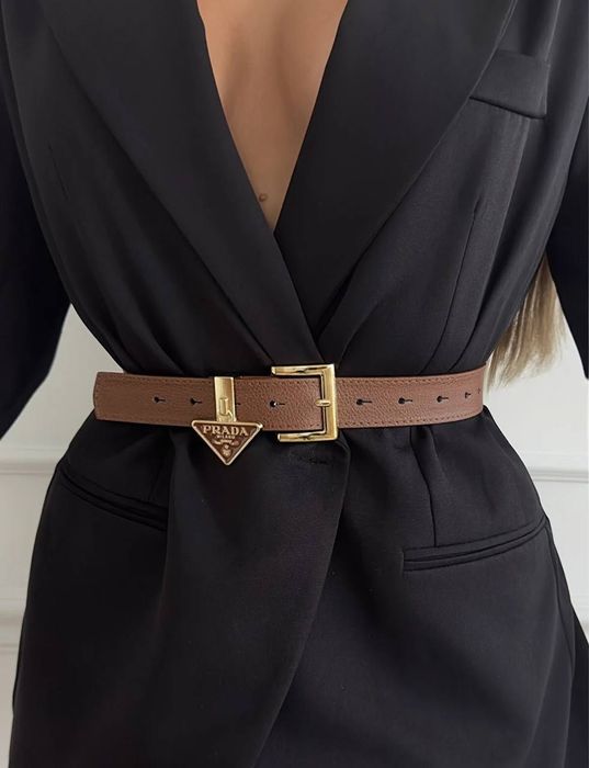 Ремни женские PRADA в трёх цветах