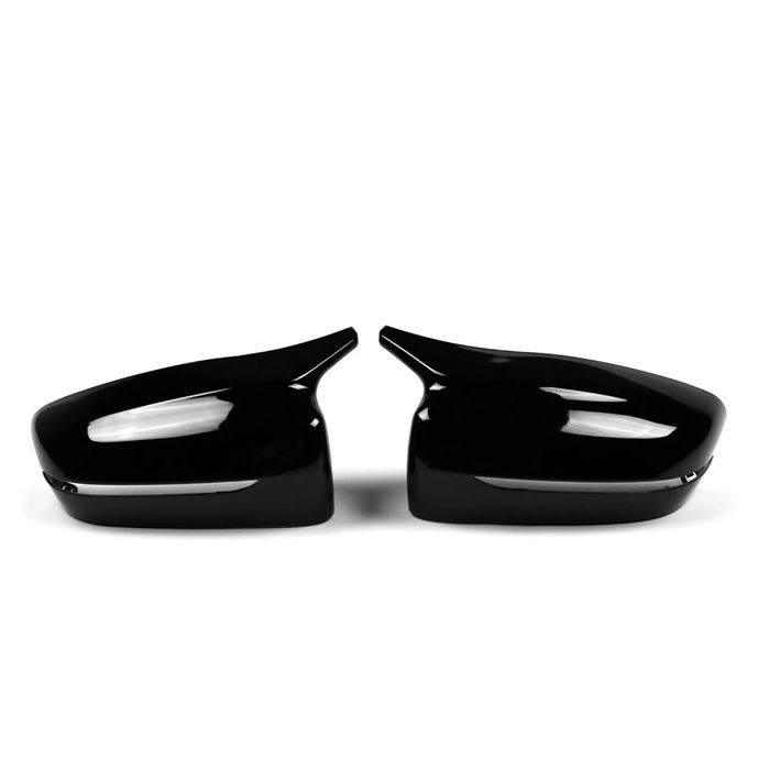 Capace oglinzi BMW Seria 5 G30 G31 model Batman negru lucios