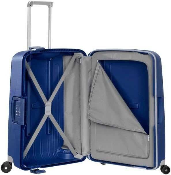 Troler Samsonite S'Cure Spinner, 69x49x29 cm, 79 litri, dark blue,nou