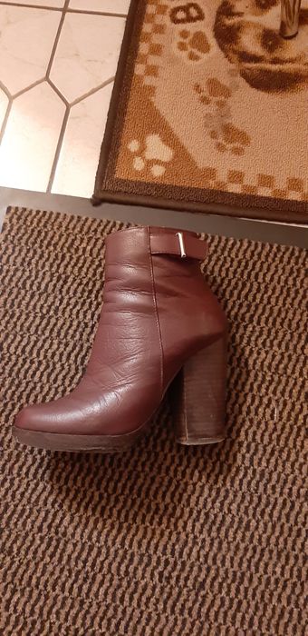 Lot botine și cizme damă din piele naturală mărimea 35