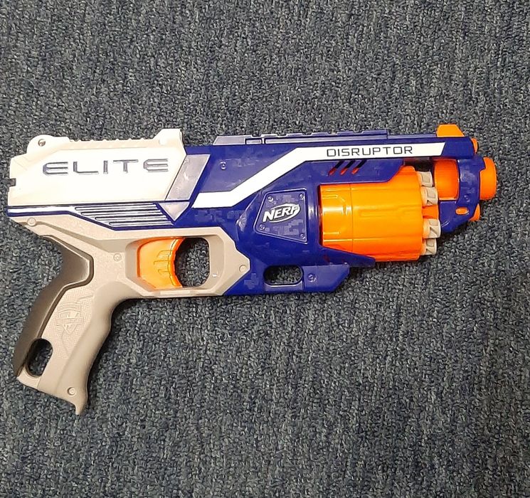 NERF Elite, Tri-Strike, Hyperfire, Distruptor,