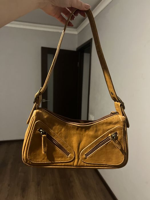 Сумка кожаная винтажная