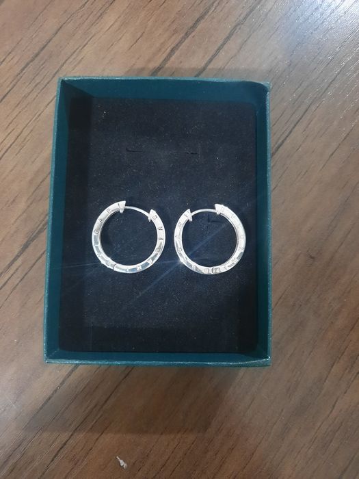 Серебро  925 проба серьги bulgari