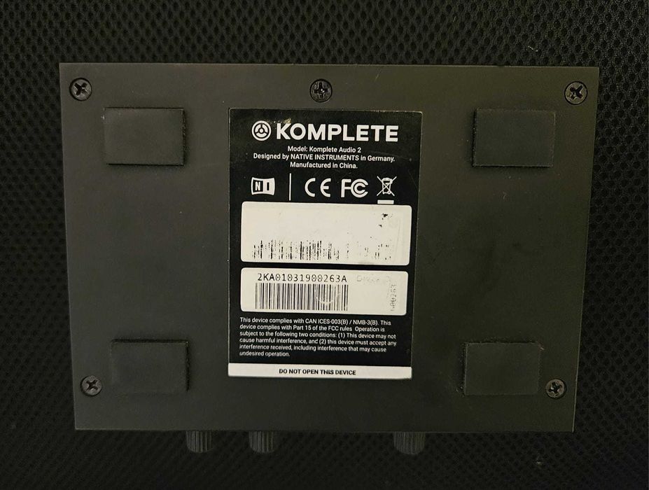 Native Instruments Komplete Audio 2 Exterioară Placă de Sunet Profesională Conectivitate USB la PC