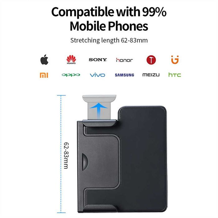 HSU Selfie Booster - Ръкохватка за телефон + Bluetooth дистанционно