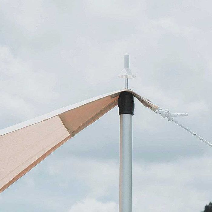 Телескопические стойки для установки тента