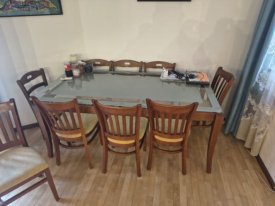 Трапезна маса + 8 стола