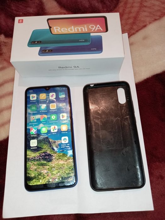 Redmi 9A, б/у,дисплей 6.53.
