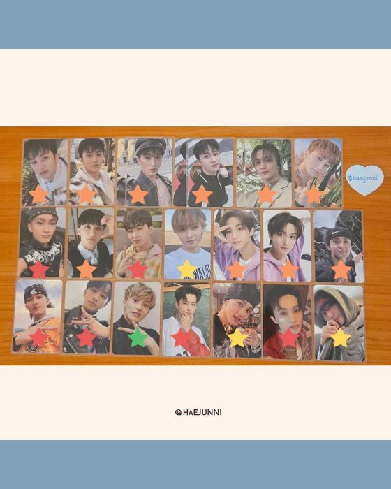 kpop photocards (nct, loona, twice, red velvet)