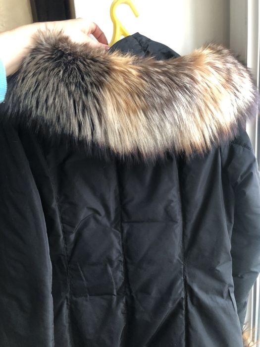 Пуховик с натуральным мехом